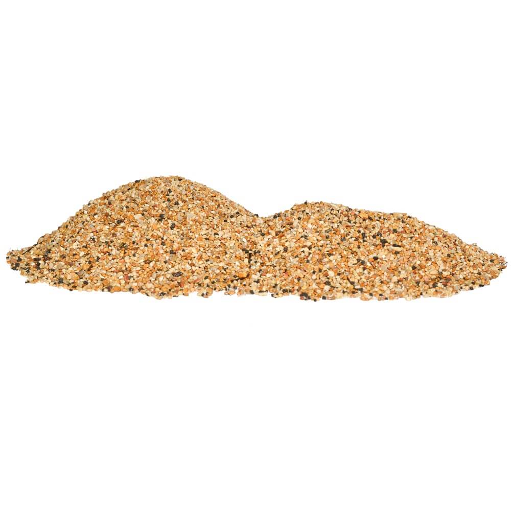 Pietris pentru acvariu auriu 5 kg granulatie 2 mm 5 Caracteristici principale pentru pietris auriu decorativ pentru acvariu: Granulatie de 2 mm: Dimensiunea mica a particulelor permite o asezare uniforma si crearea unui substrat natural si realist in acvariu. Pigmenti naturali: Pietrisul este 100% natural, fiind complet sigur pentru pesti si alte vietuitoare acvatice. Non-toxic si inert: Nu elibereaza carbonati sau alte substante in apa, mentinand parametrii stabili si siguri pentru ecosistemul acvariului. Ambalaj generos de 5 kg: Oferit in pungi mari, este suficient pentru a acoperi fundul unui acvariu mediu, asigurand o amenajare uniforma. Calitate superioara: Selectat cu atentie pentru a respecta cele mai inalte standarde de siguranta si estetica. Beneficiile utilizarii pietrisului pentru acvariu auriu: Amenajare estetica: Aspectul sau auriu confera acvariului o nota de eleganta si luminozitate, transformandu-l intr-un punct focal in orice incapere. Substrat ideal pentru plante: Structura sa permite radacinilor plantelor sa se fixeze ferm, favorizand cresterea sanatoasa a vegetatiei acvatice. Usor de curatat: Textura si compozitia particulelor faciliteaza curatarea si intretinerea regulata a acvariului. Siguranta maxima: Fiind inert si non-toxic, nu afecteaza parametrii apei si este potrivit pentru toate tipurile de acvarii, fie ele de apa dulce sau sarata. Adapost pentru vietuitoare: Datorita dimensiunii particulelor, pietrisul ofera un mediu perfect pentru micile vietuitoare care se hranesc sau se ascund la fundul acvariului.