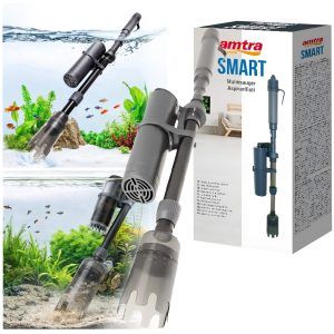 Aspirator acvariu electric Smart Battery Cleaner, aspirator de acvariu eficient pentru curatare acvariu rapida, fara furtun si fara efort