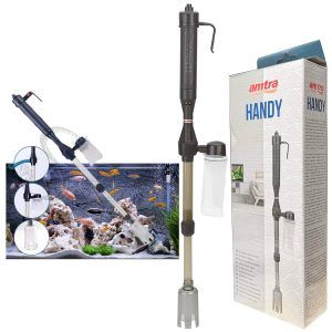 Aspirator electric acvariu Handy cu pompa, eficient ca aspirator substrat acvariu si aspirator acvariu cu pompa pentru curatare rapida