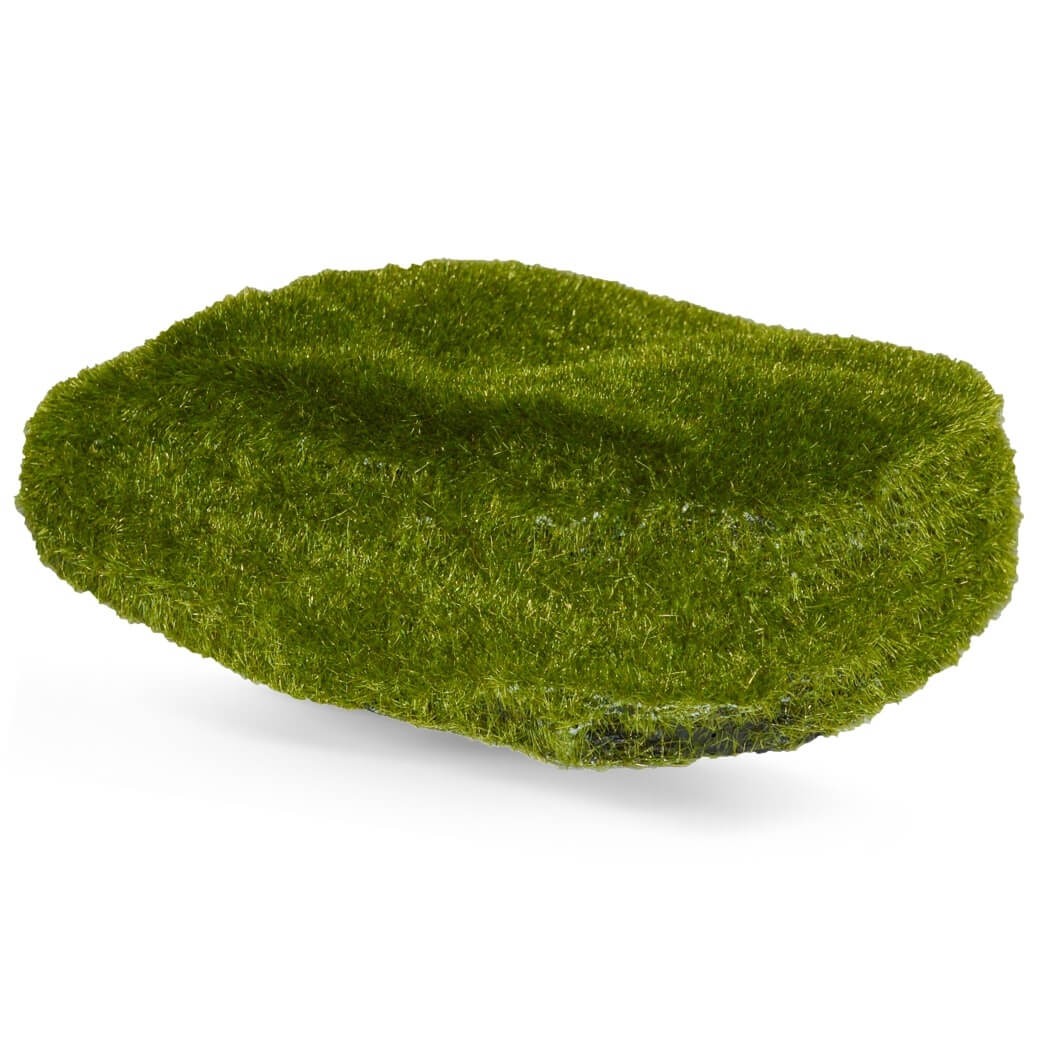 Decor roca acvariu cu moss 5 Suprafata verde pe Decor roca acvariu cu moss, piatra pentru acvariu non-toxica, un must-have decoratiune acvariu.