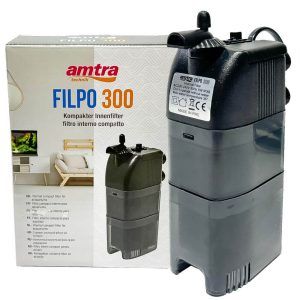 Filtru acvariu de maxim 50 de litri Filpo, 300 l/h – filtru de acvariu eficient pentru filtrare acvarii. Pentru acvarii de 50 litri sau pana in acest volum. Perfect pentru mentinerea unui mediu acvatic curat si sigur, acest filtru acvariu 50 litri asigura o filtrare optima, integrand tehnologii moderne pentru acvarii de dimensiuni mici si medii.