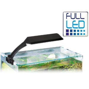 Lampa iluminare cu leduri acvariu Orion 8500K 3W, lampa acvariu moderna pentru lumini acvariu clare si eficiente, perfecta pentru orice setup. Optimizeaza iluminarea acvariului tau cu Lampa iluminare cu leduri acvariu Orion 8500K 3W – o solutie moderna si eficienta pentru a oferi un iluminat de calitate superioara acvariilor de dimensiuni mici si medii. Aceasta lampa acvariu este conceputa special pentru a asigura conditii optime pentru cresterea plantelor si pentru a crea un mediu acvatic vibrant si sanatos. Caracteristici principale: Tehnologie Full LED avansata: Cu 6 LED-uri puternice de cate 0,5 W fiecare, aceasta lampa ofera o lumina alba la 8500K, perfect echilibrata pentru a stimula cresterea plantelor acvatice si pentru a evidentia culorile naturale ale pestilor. Design elegant si functional: Lampa are un design subtire si rafinat, ceea ce o face discreta si usor de integrat in orice tip de acvariu. Se fixeaza ferm pe marginea acvariului, avand un sistem de sustinere reglabil care se potriveste pentru grosimi de sticla de pana la 6 mm. Eficienta energetica: Consumul redus de energie, de doar 3 W, face ca aceasta lampa sa fie nu doar performanta, ci si economica, contribuind la reducerea costurilor pe termen lung. Beneficii pentru acvariul tau: Iluminare de inalta calitate: Spectrul de 8500K si o intensitate de 2600 Lumeni asigura o lumina clara si stralucitoare, esentiala pentru fotosinteza plantelor si pentru a crea un habitat natural si sanatos pentru pestii din acvariu. Usor de instalat si folosit: Bratul reglabil si sistemul de fixare fac ca aceasta lampa sa fie extrem de usor de instalat si adaptat la orice setup de acvariu. Durabilitate si siguranta: Fabricata din materiale de inalta calitate, lampa vine cu o garantie de 2 ani, oferind siguranta si liniste in utilizare. Aplicatii: Lampa iluminare cu leduri acvariu Orion 8500K 3W este ideala pentru acvariile plantate, oferind lumini acvariu perfecte pentru a mentine un mediu acvatic sanatos. Este potrivita pentru acvarii de dimensiuni mici si medii, fiind perfecta pentru acvaristi care cauta o solutie eficienta, eleganta si usor de utilizat. Alege Lampa iluminare cu leduri acvariu Orion 8500K 3W pentru a oferi acvariului tau lumina de care are nevoie, asigurandu-i totodata un aspect modern si elegant. O lampa acvariu esentiala pentru un iluminat de inalta calitate si un mediu acvatic prosper!