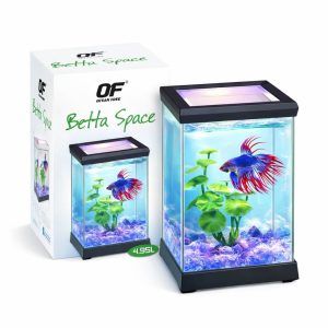 Acvariu Betta Space culoare neagra – acvariu mic tip Betta cube, ideal pentru un colt modern. Parte din modelele de acvarii deosebite, cu design compact si elegant pentru pesti Betta.
