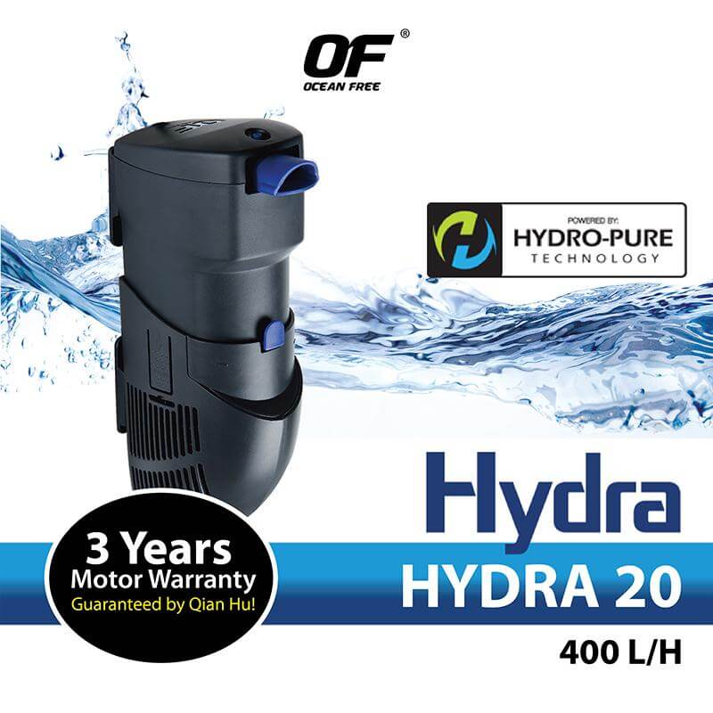 Filtru acvariu Ocean Free Hydra 20 acvarii max.100 litri 10 Filtru acvariu Ocean Free Hydra 20, ideal pentru acvarii de pana la 100 litri. Purificator apa acvariu, eficient cu tehnologie unica pentru apa curata.