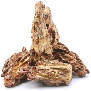 Dragon stone acvariu de 800-1200g, piatra decor acvariu naturala cu gauri, roca acvariu perfecta pentru decoruri realiste si unice.