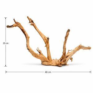 Ornament acvariu lemn Red Moor RM26 – decor pentru acvariu unic, cu rol estetic si functional, elemente decorative acvariu pentru un habitat natural. Acest ornament acvariu lemn Red Moor, de dimensiuni 48 cm lungime si 20 cm inaltime, este ideal pentru un acvariu echilibrat, unde peisajul natural este completat printr-o estetica autentica.