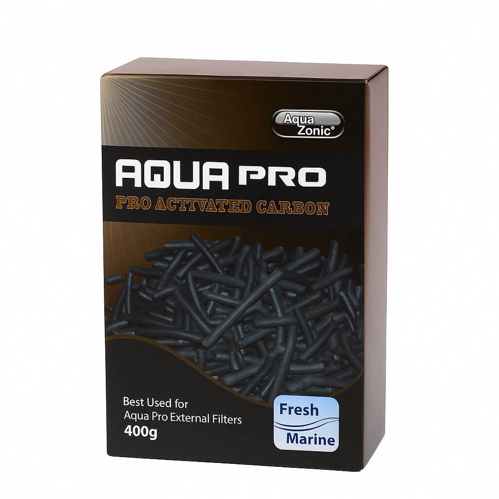 Carbune activ acvariu 400 gr Aqua Pro Premium Aqua Zonic 1 Carbune activ acvariu 400 gr Aqua Pro ofera purificare eficienta pentru o apa limpede si sanatoasa. Acest carbune activ pentru acvariu elimina toxinele rapid. Ideal ca si carbune acvariu pentru filtre interne si externe.