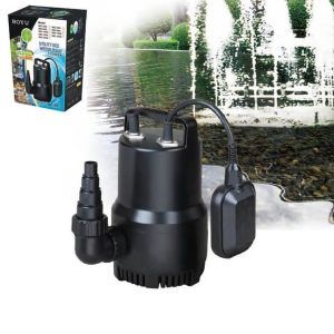 Pompa apa submersibila cu senzor de nivel 5000 l/h ideala pentru aplicatii acvatice. Pompa cu plutitor incorporat asigura control automat si eficienta ridicata. Pompa cu plutitor incorporat (senzor de nivel) pentru iazuri, fântâni arteziene, sisteme de filtrare, filtre de iazuri și grădini. Pompa apa submersibila cu senzor de nivel 5000 l/h de înaltă calitate ce poate opera atât în interiorul locuințelor cât și în exterior, în mediul înconjurător. Aceasta pompa apa submersibila cu senzor de nivel 5000 l/h este solutia perfecta pentru diverse aplicatii acvatice, cum ar fi iazuri, fantani arteziene, si sisteme de filtrare. Dotata cu un plutitor incorporat, aceasta pompa asigura controlul automat al nivelului apei, prevenind functionarea in gol si economisind energie electrica. Fabricata din materiale de inalta calitate, pompa ofera o performanta fiabila atat in interior, cat si in exterior, adaptandu-se excelent in orice mediu. Eficienta si durabilitatea sa fac din aceasta pompa cu plutitor incorporat una ideala pentru orice proiect acvatic. Beneficii: Control automat: Senzorul de nivel integrat asigura functionarea optima prin pornirea si oprirea automata a pompei. Plutitor incorporat: Asigura protectia pompei impotriva functionarii in gol, extinzand durata de viata a acesteia. Eficienta energetica: Consumul redus de energie face din aceasta pompa o alegere economica pentru aplicatii pe termen lung. Durabilitate: Constructia robusta din materiale de inalta calitate garanteaza o functionare sigura si eficienta in mediul acvatic multi ani de zile. Avantaje: 1. Pompă de apă dotată cu sistem de control automat al vitezei de pompare adaptiv prin intermediul tehnologiei DC Frequency Conversion. Rezultatele obținute sunt net superioare și se economisește energie electrică. 2. Forță de pornire și de lucru puternică datorită motorului cu 6 poli de acționare, un mod de lucru durabil și constant și alimentare la 220V. 3. Rotor multipolar cu magnet permanent asigurând un debit mare și un zgomot redus. 4. Pompă de apă dotată cu senzor destinat controlului nivelului apei. Pompa este capabilă astfel să pornească și să se oprească automat. 5. Motorul nu are nici un element de cupru expus. 100% sigur în lucrul cu apa. 6. Ax ceramic rezistent la coroziune și uzură. Pompa poate fi folosită atât în apă dulce cât și în apă sărată ( mediu coroziv). Model: SBE-5000 Voltaj: AC 230V. Frecvență: 50 Hz. Consum de energie electrică: 40 W. Debit maxim: 5000 Litri / Oră. Înălțimea coloanei maxime de apă ridicată: 3,5 metri. Diametrul ștuțului de evacuare a apei: 1½ Inch. Dimensiuni: 246 X 148 X 274 mm. Lungimea cablului electric: 10 metri. Aceasta pompa apa submersibila cu senzor de nivel 5000 l/h este perfecta pentru utilizare in gradini, acvarii si alte instalatii acvatice, oferind performanta si fiabilitate de neegalat.