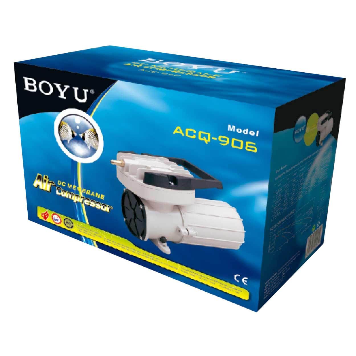 Compresor aer 12V acvariu iaz transport 120 L/min 12 Compresor aer 12V acvariu iaz transport 120 L/min, ideal pentru aerare piscicola, compresor aer transport peste, aerator 12V, pompa aer 12V fiabila Descopera eficienta si fiabilitatea compresorului aer 12V acvariu iaz transport 120 L/min, ideal pentru aerare piscicola. Acest compresor aer transport peste, cu un debit impresionant de 120 litri pe minut, este solutia perfecta pentru oxigenarea apei in acvarii, iazuri si in timpul transportului pestelui viu. Acest aerator 12V este esential pentru orice sistem de aerare, asigurand oxigenul necesar pentru sanatatea pestilor tai. Functioneaza la 12V, ceea ce il face usor de conectat la bateria masinii sau la un panou solar, fiind perfect pentru utilizarea in aer liber sau in timpul transportului piscicol. Caracteristici cheie ale compresorului aer 12V: Performanta superioara: Debit de 120 litri pe minut pentru o aerare optima. Versatilitate: Ideal pentru acvarii, iazuri, crescatorii de peste si transportul piscicol. Constructie durabila: Carcasa din aluminiu turnat pentru o dispersie excelenta a caldurii. Eficienta energetica: Consum redus de energie si intretinere minima, fara utilizarea uleiului. Presiune ridicata: Performante remarcabile la adancimi de pana la 3 metri. Acest compresor de aer 12V este proiectat pentru a rezista la uzura, cu frecare redusa in camera pistonului, garantand durabilitatea si eficienta in utilizare. Pachetul include compresorul, un teu distribuitor de aer cu iesiri pentru furtun de 4/6 mm si furtunul necesar pentru conectare. Specificatii tehnice: Brand: BOYU Model: ACQ-906 Voltaj: 12 V Numarul iesirilor de aer: 1 iesire Presiune: 0,12 MPa Putere: 60 W Debit aerare/minut: 120 litri pe minut Accesorii Incluse: Compresorul vine cu un teu distribuitor de aer si furtunuri compatibile pentru o instalare rapida si usoara. Dimensiuni: 233 x 110 x 133 mm Alege compresorul aer 12V acvariu iaz transport 120 L/min pentru o solutie fiabila, eficienta si economica de aerare si oxigenare a apei. Acest compresor este solutia ideala pentru a mentine un mediu acvatic sanatos si bine oxigenat, fie ca este vorba de acvarii, iazuri sau transportul pestilor. Designul sau robust si eficient asigura o performanta constanta si de inalta calitate. Cu un debit de aer generos si o constructie durabila, acest model ofera fiabilitate si usurinta in utilizare, fiind un element esential in gestionarea optima a sistemelor de aerare piscicola. Ideal pentru cei care cauta o solutie profesionala si de incredere pentru nevoile acvatice.