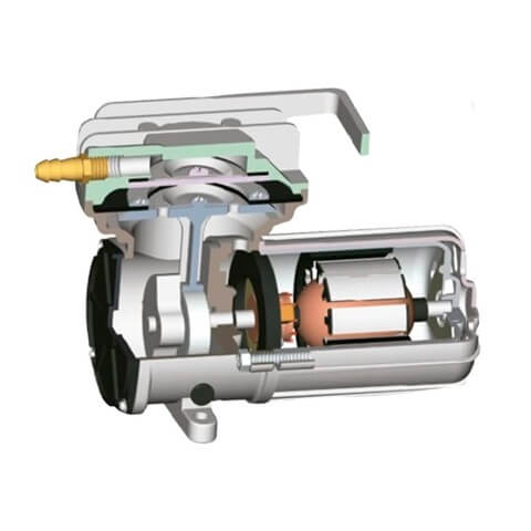 Compresor aer 12V acvariu iaz transport 120 L/min 5 Compresor aer 12V acvariu iaz transport 120 L/min, ideal pentru aerare piscicola, compresor aer transport peste, aerator 12V, pompa aer 12V fiabila Descopera eficienta si fiabilitatea compresorului aer 12V acvariu iaz transport 120 L/min, ideal pentru aerare piscicola. Acest compresor aer transport peste, cu un debit impresionant de 120 litri pe minut, este solutia perfecta pentru oxigenarea apei in acvarii, iazuri si in timpul transportului pestelui viu. Acest aerator 12V este esential pentru orice sistem de aerare, asigurand oxigenul necesar pentru sanatatea pestilor tai. Functioneaza la 12V, ceea ce il face usor de conectat la bateria masinii sau la un panou solar, fiind perfect pentru utilizarea in aer liber sau in timpul transportului piscicol. Caracteristici cheie ale compresorului aer 12V: Performanta superioara: Debit de 120 litri pe minut pentru o aerare optima. Versatilitate: Ideal pentru acvarii, iazuri, crescatorii de peste si transportul piscicol. Constructie durabila: Carcasa din aluminiu turnat pentru o dispersie excelenta a caldurii. Eficienta energetica: Consum redus de energie si intretinere minima, fara utilizarea uleiului. Presiune ridicata: Performante remarcabile la adancimi de pana la 3 metri. Acest compresor de aer 12V este proiectat pentru a rezista la uzura, cu frecare redusa in camera pistonului, garantand durabilitatea si eficienta in utilizare. Pachetul include compresorul, un teu distribuitor de aer cu iesiri pentru furtun de 4/6 mm si furtunul necesar pentru conectare. Specificatii tehnice: Brand: BOYU Model: ACQ-906 Voltaj: 12 V Numarul iesirilor de aer: 1 iesire Presiune: 0,12 MPa Putere: 60 W Debit aerare/minut: 120 litri pe minut Accesorii Incluse: Compresorul vine cu un teu distribuitor de aer si furtunuri compatibile pentru o instalare rapida si usoara. Dimensiuni: 233 x 110 x 133 mm Alege compresorul aer 12V acvariu iaz transport 120 L/min pentru o solutie fiabila, eficienta si economica de aerare si oxigenare a apei. Acest compresor este solutia ideala pentru a mentine un mediu acvatic sanatos si bine oxigenat, fie ca este vorba de acvarii, iazuri sau transportul pestilor. Designul sau robust si eficient asigura o performanta constanta si de inalta calitate. Cu un debit de aer generos si o constructie durabila, acest model ofera fiabilitate si usurinta in utilizare, fiind un element esential in gestionarea optima a sistemelor de aerare piscicola. Ideal pentru cei care cauta o solutie profesionala si de incredere pentru nevoile acvatice.