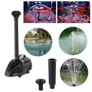 Fantana arteziana cu jeturi si ciuperca 1000 l/h: Fantana arteziana decorativa ideala pentru gradini, cu jeturi si efect cupola apa, debit 1000 l/h. Aceasta fantana arteziana decorativa este ideala pentru orice spatiu exterior, oferind un spectacol vizual impresionant prin jeturile si efectul de cupola al apei. Beneficii: Complet non-coroziv: Materialele de calitate superioara asigura durabilitate si rezistenta la uzura si coroziune. Pompa de apa submersibila: Dotata cu ax ceramic rezistent, garanteaza functionarea fara probleme chiar si in medii sarate. Usor de curatat si intretinut: Design compact si practic, conceput pentru o utilizare de lunga durata. Versatilitate decorativa: Perfecta pentru iazuri, gradini si alte amenajari acvatice, aducand un plus de eleganta si rafinament. Specificatii tehnice: Debit maxim: 1000 litri/ora Inaltimea maxima de pompare: 1,5 metri Consum de energie: 16W Dimensiuni: 188 x 97 x 86 mm Lungimea cablului electric: 5 metri, special fabricat pentru utilizare sub apa Model: SPA-1000B Voltaj: AC 230V Frecventa: 50 Hz Diametrul stutului de evacuare: ½ Inch Kit complet: Aceasta fantana arteziana include un kit de doua pipe diferite, permitand schimbarea jeturilor dupa preferinte pentru un spectacol variat al apei. Tubulatura telescopica faciliteaza ajustarea in functie de adancimea apei, iar siguranta incorporata previne supraincalzirea pompei. Aceasta fantana arteziana cu jeturi si ciuperca 1000 l/h este livrata cu transport gratuit si poate fi instalata usor datorita cablului lung de 5 metri. Este solutia ideala pentru a adauga un element de design si functionalitate gradinii tale, oferindu-ti ani de zile de relaxare si placere vizuala.