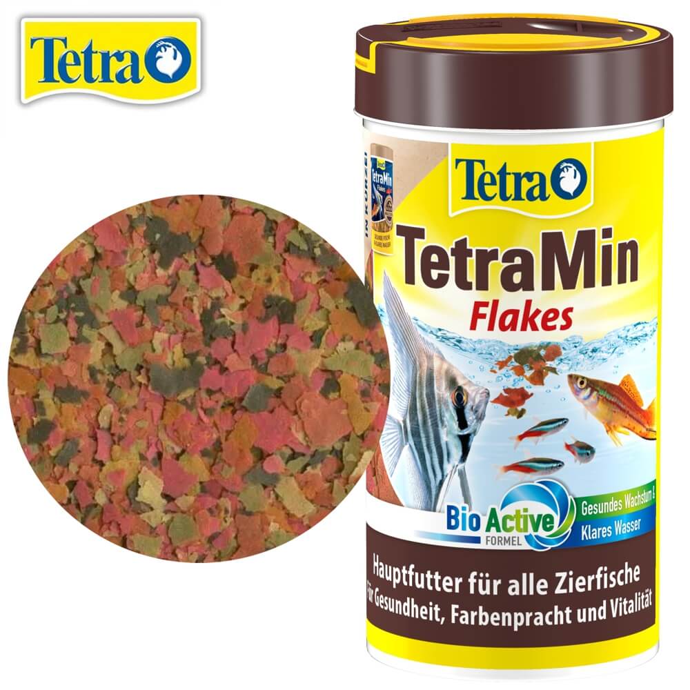 Hrana pesti exotici TetraMin fulgi 250ml 1 Hrana pesti exotici TetraMin fulgi 250ml, hrana pesti fulgi premium pentru pesti ornamentali, ofera dieta completa si culori vibrante. TetraMin fulgi 250ml este alegerea ideala pentru hranirea pestilor exotici si ornamentali, garantand sanatatea acestora pe termen lung. Formulata special pentru a satisface nevoile nutritionale ale tuturor pestilor de acvariu, aceasta hrana pesti ornamentali contine peste 40 de nutrienti de inalta calitate, oferind o dieta echilibrata si sustinuta de tehnologia avansata Tetra BioActive.