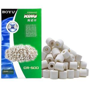 Inele ceramice acvariu Boyu asigura o filtrare biologica eficienta si constanta. Acest material filtrant acvariu este realizat din ceramica acvariu de calitate superioara, ideala pentru dezvoltarea bacteriilor benefice si mentinerea echilibrului in acvariu.