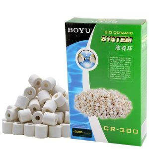 Inele ceramice pentru acvariu BOYU din bioceramica de calitate superioara, ideale pentru filtrare biologica eficienta. Aceste materiale filtrante acvariu sustin dezvoltarea bacteriilor benefice si mentin echilibrul in acvariile de apa dulce sau sarata.