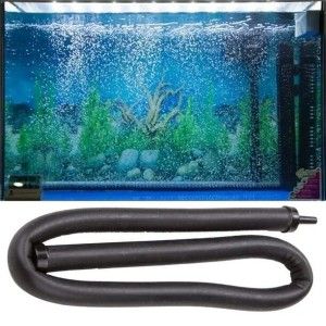 Perdea cu bule acvariu 45 cm, ideala pentru oxigenarea apei si decor spectaculos, realizata din cauciuc poros rezistent, potrivita pentru acvarii mici si medii.