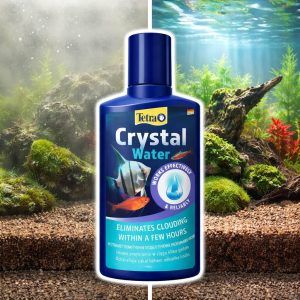 Tetra Crystal Water 250ml, solutie de curatat acvariu si limpezire apa acvariu, ideala ca solutie pentru apa tulbure din acvariu pentru un mediu curat si clar.