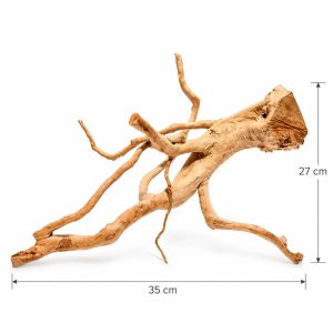 Red Moor acvariu model HW17, lemn natural ramificat 35 x 27 cm pentru decor acvariu