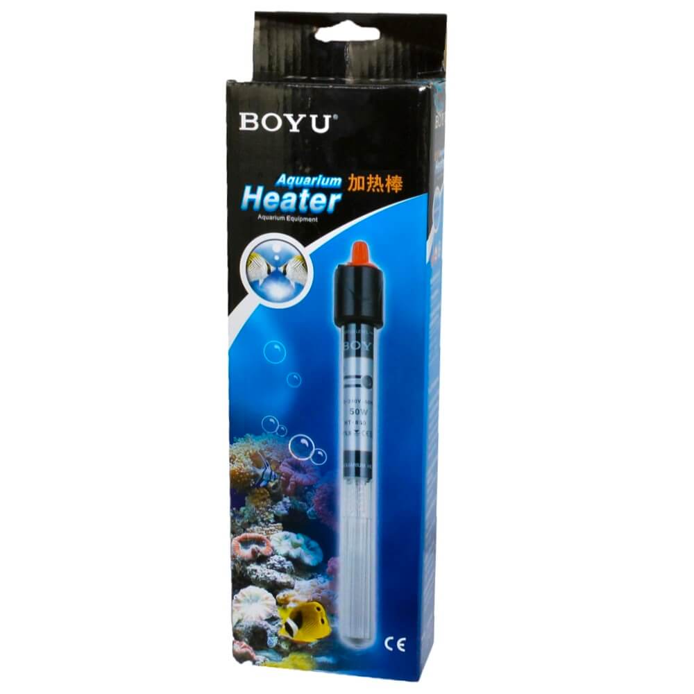 Incalzitor pentru acvariu cu termostat Boyu 100 W 11 Incalzitor pentru acvariu cu termostat Boyu 100W, ideal ca incalzitor acvariu 90l, maxim 130l. Ofera incalzire optima si control precis al temperaturii. Incalzitorul pentru acvariu cu termostat Boyu 100W este solutia ideala pentru mentinerea unei temperaturi constante in acvariile cu volume intre 90 si 130 litri. Acest incalzitor ofera o incalzire optima si un control precis al temperaturii, asigurand un mediu sanatos pentru pestii tai chiar si intr-un volum generos de apa utilizat ca incalzitor acvariu 130l. Cu o putere de 100W, incalzitorul Boyu este proiectat pentru a mentine temperatura ideala in acvariu, indiferent de fluctuatiile de temperatura din exterior. Este usor de reglat datorita termostatului incorporat, permitandu-ti sa setezi temperatura dorita cu usurinta. Acest incalzitor pentru acvariu cu termostat este complet submersibil, ceea ce inseamna ca poate fi montat in totalitate in apa, asigurand o distribuire uniforma a caldurii. In plus, indicatorul LED de functionare/oprire (on/off) iti permite sa vezi rapid daca incalzitorul este in functiune. Incalzitorul Boyu vine echipat cu ventuze pentru o fixare sigura si stabila pe peretele acvariului. Cu o inaltime de 29 cm si un diametru de 2 cm, acest incalzitor 100W se potriveste perfect in acvariile de dimensiuni medii. Caracteristici: Putere: 100W Volum acvariu: Ideal pentru acvarii de 90-130 litri Termostat: Da, usor de reglat Submersibil: Complet submersibil Indicator LED: Vizibilitate usoara a starii de functionare Fixare: Ventuze incluse pentru o instalare sigura Dimensiuni: 29 cm inaltime, 2 cm diametru Acest incalzitor pentru acvariu cu termostat Boyu 100W asigura o incalzire eficienta si constanta, fiind alegerea perfecta pentru pasionatii de acvaristica ce doresc sa ofere pestilor un mediu optim si stabil.