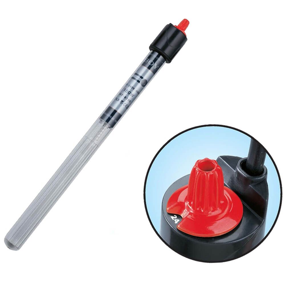 Incalzitor pentru acvariu cu termostat Boyu 100 W 3 Incalzitor pentru acvariu cu termostat Boyu 100W, ideal ca incalzitor acvariu 90l, maxim 130l. Ofera incalzire optima si control precis al temperaturii. Incalzitorul pentru acvariu cu termostat Boyu 100W este solutia ideala pentru mentinerea unei temperaturi constante in acvariile cu volume intre 90 si 130 litri. Acest incalzitor ofera o incalzire optima si un control precis al temperaturii, asigurand un mediu sanatos pentru pestii tai chiar si intr-un volum generos de apa utilizat ca incalzitor acvariu 130l. Cu o putere de 100W, incalzitorul Boyu este proiectat pentru a mentine temperatura ideala in acvariu, indiferent de fluctuatiile de temperatura din exterior. Este usor de reglat datorita termostatului incorporat, permitandu-ti sa setezi temperatura dorita cu usurinta. Acest incalzitor pentru acvariu cu termostat este complet submersibil, ceea ce inseamna ca poate fi montat in totalitate in apa, asigurand o distribuire uniforma a caldurii. In plus, indicatorul LED de functionare/oprire (on/off) iti permite sa vezi rapid daca incalzitorul este in functiune. Incalzitorul Boyu vine echipat cu ventuze pentru o fixare sigura si stabila pe peretele acvariului. Cu o inaltime de 29 cm si un diametru de 2 cm, acest incalzitor 100W se potriveste perfect in acvariile de dimensiuni medii. Caracteristici: Putere: 100W Volum acvariu: Ideal pentru acvarii de 90-130 litri Termostat: Da, usor de reglat Submersibil: Complet submersibil Indicator LED: Vizibilitate usoara a starii de functionare Fixare: Ventuze incluse pentru o instalare sigura Dimensiuni: 29 cm inaltime, 2 cm diametru Acest incalzitor pentru acvariu cu termostat Boyu 100W asigura o incalzire eficienta si constanta, fiind alegerea perfecta pentru pasionatii de acvaristica ce doresc sa ofere pestilor un mediu optim si stabil.