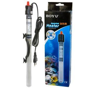 ncalzitor pentru acvariu cu termostat Boyu 300 W, incalzitor 300W de calitate. Montare incalzitor acvariu usoara. Vanzare incalzitor din stocul nostru! Acest incalzitor este alegerea perfecta pentru mentinerea temperaturii ideale in acvariul tau. Cu o putere de 300W, acest incalzitor asigura incalzirea eficienta a acvariilor de pana la 350 litri. Montarea incalzitorului acvariu este usoara datorita ventuzelor incluse, iar reglarea temperaturii se face simplu si rapid. Acest incalzitor de 300W este complet submersibil si dispune de un indicator LED de functionare on/off, vizibil si usor de utilizat. Alimentat la o tensiune de 230V, 50Hz, asigura o performanta constanta si fiabila. Incalzitorul Boyu 300W are o inaltime de 35 cm si un diametru de 2 cm, fiind compact si usor de integrat in orice acvariu. Produsul este disponibil pentru vanzare incalzitor din stocul nostru, oferindu-ti rapid acces la un echipament de calitate superioara. Acest incalzitor eficient si durabil este ideal pentru acvariile de dimensiuni medii spre mari, oferind un control precis al temperaturii pentru a asigura un mediu sanatos pentru pestii si plantele tale. Designul sau compact si usor de instalat, alaturi de functiile avansate, il fac o alegere excelenta pentru pasionatii de acvaristica care au nevoie de o temperatura constanta in acvariul lor. Asigura-te ca acvariul tau beneficiaza de o temperatura constanta si optima cu incalzitorul pentru acvariu cu termostat Boyu 300 W.