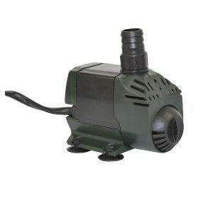 Mini pompa fantani arteziene de interior 300 l/h este o pompa apa electrica submersibila folosita la fantani arteziene de interior sau amenajarea unor mici cursuri de apa. Pompa submersibila cu debit reglabil. Poate opera in conditii de siguranta maxima atunci cand este imersata in apa. Pompă de apă submersibilă cu reglajul debitului de apă ce se pretează a fi folosită în acvarii sau iazuri la diversele sisteme de filtrare sau recirculare a apei, fântâni arteziene, căderi de apă, cascade. Avantaje: Mini pompa arteziene cu design modern, compact, debit și putere de ridicare a apei. Mini pompa fantani arteziene de interior cu motor submersibil compact și 100% sigur în lucrul cu apa. Acest model de mini pompa arteziene va fi folosită numai introdusă total în apă. Axul rotorului este confecționat din oțel inoxidabil. Pompa apa electrica submersibila ce nu corodează și este confecționată din plastic ABS. Lungimea cablului electric: 1,7 m. Model: FP-08 Voltaj: AC230V. Frecventa: 50 Hz. Consum de energie electrică: numai 5 W. Debit maxim: 300 Litri / Oră. Înălțimea coloanei maxime de apă ridicată: 0,35 metri.