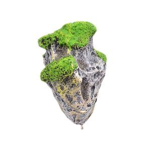 Piatra artificiala acvariu plutitoare S 6x5x9 cm, decor suspendat pentru acvariu, Stanca artificiala pentru acvariu cu ventuza, perfecta pentru orice setup.