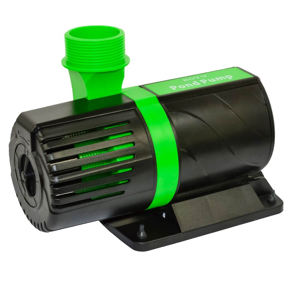 Pompa pentru iazuri 6500 litri/ora 2 Pompa pentru iazuri 6500 litri/ora este o pompa submersibila amfibie utilizata si ca pompa pentru cascada. Pompa recirculare apa iaz pentru alimentarea filtrelor sau cascade pe marginea iazurilor. Pentru cei ce cauta preturi bune la pompe submersibile si fara a face rabat la calitate pompa submersibila Boyu XL este solutia potrivita. Aceasta pompa poate alimenta un filtru de iaz pentru cei ce detin un iaz de gradina fiind suficient de puternica in acest sens. Pompa pentru iazuri 6500 litri/ora este o solutie ideala pentru recircularea apei in iazuri, cascade, fantani arteziene si alte amenajari acvatice. Aceasta pompa submersibila amfibie poate fi utilizata atat sub apa, cat si pe uscat, fiind potrivita pentru alimentarea filtrelor si asigurand un debit constant si puternic. Datorita tehnologiei avansate de conversie adaptiva a frecventei, pompa asigura performante maxime cu un consum minim de energie electrica. Pompa este proiectata pentru a satisface nevoile diferitelor domenii, de la gradini ornamentale si acvarii, pana la helesteie si piscine. Alegerea perfecta pentru cei care doresc o pompa submersibila eficienta si durabila. Pompă de apă submersibila ce se utilizează atât introdusă în apă cât și pe uscat și care se pretează pentru diverse domenii de activitate cum ar fi: -grădini ornamentale -acvarii de dimensiuni mari și medii -acvarii de prezentare pește viu gen supermarket -bazine de păstrăv -heleștee -iazuri -fântâni arteziene -pompa pentru cascada și alte amenajări de apă -recircularea apei -alimentarea cu apă a diverselor incinte -alimentarea cu apă pentru saune, piscine, bazine cu hidromasaj -sisteme de filtrare a apei -irigații -cascade -alimentarea cu apă a diverselor sisteme de filtrare Caracteristici: Cele mai bune performanțe cu un consum minim de energie electrică datorită tehnologiei de conversie adaptivă a frecvenței în funcție de viteză. Extrem de silentioasă. Se poate folosi atât în apă dulce cât și în apă sărată ( în mediu coroziv) Se poate folosi atât în apă cât și pe uscat. Motor capsulat și extrasigilat pentru lucrul în siguranță în contactul cu apa. Ax ceramic noncoroziv. Model: XL-6500 Voltaj: AC230V. Frecvență: 50 Hz. Consum de energie electrică: numai 50 W. Debit maxim: 6.500 Litri / Oră. Înălțimea coloanei maxime de apă ridicată: 3,8 metri. Diametrul ștuțului de evacuare a apei: 1½ inch. Debit de apă reglabil când ștuțul de sorb nu este montat. Dimensiuni: 225 x 100 x 161 mm. Lungimea cablului electric: 2 metri.