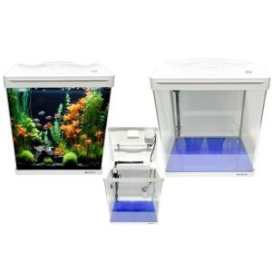 Boyu acvariu 33 litri LED alb este un acvariu curbat la marginile frontale din sticla ultraclara. Acvariu ieftin de vanzare direct din stoc si de super calitate. Caracteristici: •Acvariu dotat cu dispozitiv de iluminare LED complet etanș și izolant împotriva apei, eficiență luminoasă ridicată, economie de energie electrică și durată lungă de viață. •Smart touch inteligent ce permite reglarea culorii de iluminare a acvariului. •Sistem de filtrare intern On-Top. •Design de sticlă curbată dintr-o singură bucată a geamului frontal cu cele două fețe laterale. •Design inovator, aspect elegant și practic Sticla clara cu o grosime de 5mm. Acvariu ieftin de vanzare direct din stocul Aquarium Prest de o foarte buna calitate cu filtru si iluminat LED. Acvariile din seria Boyu EC-400 sunt realizate cu bun gust și numai din materiale de calitate tocmai pentru a satisface cele mai înalte exigențe ale cumpărătorilor. Sticla clară din care este confecționat acvariul are o grosime de 5mm. Colțurile frontale ale acvariului sunt realizate din geam îndoit dând un plus de vizibilitate acvariului. Acvariul are sistem de iluminare LED și sistem de filtrare cu filtru on top. Filtrele on-top sunt binecunoscute pentru eficiența lor și sunt foarte utile deoarece nu ocupă spațiu în interiorul acvariului. Sistemul de iluminare LED este foarte eficient și foarte economic. Consumul de energie electrică este de numai 5 W iar lumina emisă este o lumină caldă, un specru plăcut ochiului și potrivit pentru a obține un acvariu plantat. Culoare: Alb Dimensiuni: Aprox. 38 x 26 x 45 cm ( L x l x h ) Capacitate: Aprox. 33 Litri Cod produs: EC-400