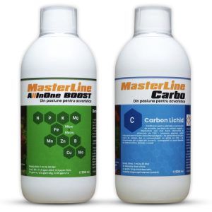 Set complet fertilizanti MasterLine 500 ml All In One Boost + Carbo