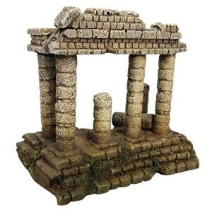 Reda maretia antichitatii cu Decoratiune acvariu templu, un decor acvariu unic pentru un habitat plin de farmec. Aceste decoratiuni acvariu pesti ofera un refugiu ideal si un aspect inedit, inspirat de arhitectura greaca.