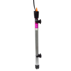 Incalzitor acvariu 500W, incalzitor LED acvariu cu martor rosu de functionare. Incalzitor acvariu 200l – 400l ce asigura temperatura optima. Incalzitor acvariu 500W – Asigura climatizarea perfecta pentru acvariul tau Incalzitorul acvariu 500W este solutia ideala pentru a mentine temperatura optima in acvariile tale. Acest incalzitor LED acvariu este echipat cu un martor rosu de functionare, care indica atunci cand dispozitivul este in uz, oferind siguranta si eficienta in utilizare. Special conceput pentru acvarii de dimensiuni medii si mari, incalzitorul poate incalzi eficient volume de apa intre 200l si 400l, fiind perfect pentru diferite tipuri de acvarii. Caracteristici: Putere si eficienta: Incalzitorul acvariu 500W este proiectat pentru a oferi un raport optim intre consumul de energie electrica si capacitatea de incalzire. Este un incalzitor acvariu ce asigura o climatizare constanta si fiabila pentru acvariile de 200l pana la 400l. Incalzitor LED acvariu: Dotat cu un martor LED rosu care indica functionarea incalzitorului, asigurand astfel un control vizual facil asupra starii dispozitivului. Usor de instalat: Incalzitorul este complet submersibil si vine cu un sistem de prindere cu ventuze pentru a se fixa usor pe geamul acvariului. Aceasta caracteristica il face usor de pus in functiune si de intretinut. Reglaj precis: Incalzitorul permite reglarea temperaturii intre 12°C si 34°C, oferind flexibilitate in ajustarea conditiilor de mediu necesare pentru diferite specii de pesti si plante acvatice. Dimensiuni compacte: Cu o lungime totala de 38 cm si un diametru de 2,2 cm, incalzitorul se integreaza usor in acvarii fara a ocupa prea mult spatiu. Lungimea cablului de alimentare de 90 cm permite o instalare flexibila. Beneficii suplimentare: Acest incalzitor acvariu 500W nu doar ca ofera performanta superioara, dar vine si la un pret accesibil, fiind un incalzitor acvariu de buna calitate, ideal pentru orice pasionat de acvaristica. Cu un randament maxim si un consum redus de energie electrica, este alegerea perfecta pentru mentinerea unui mediu acvatic sanatos si stabil. Indiferent daca ai un acvariu de 200l sau unul de 400l, acest incalzitor acvariu este solutia ideala pentru climatizarea corecta a apei, oferind un habitat optim pentru pesti si plante. Asigura-te ca acvariul tau beneficiaza de cea mai buna tehnologie de incalzire cu incalzitorul acvariu 500W!