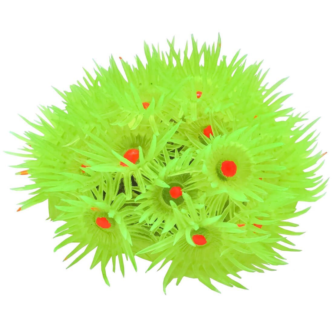 Decor acvariu Sun Coral Tubastraea 2 Plan detaliat al anemonei acvariu Sun Coral Tubastraea, in care se observa materialul siliconic moale. Decor acvariu perfect pentru pasionatii care doresc corali artificiali pentru acvariu cu aspect natural si culori vii.