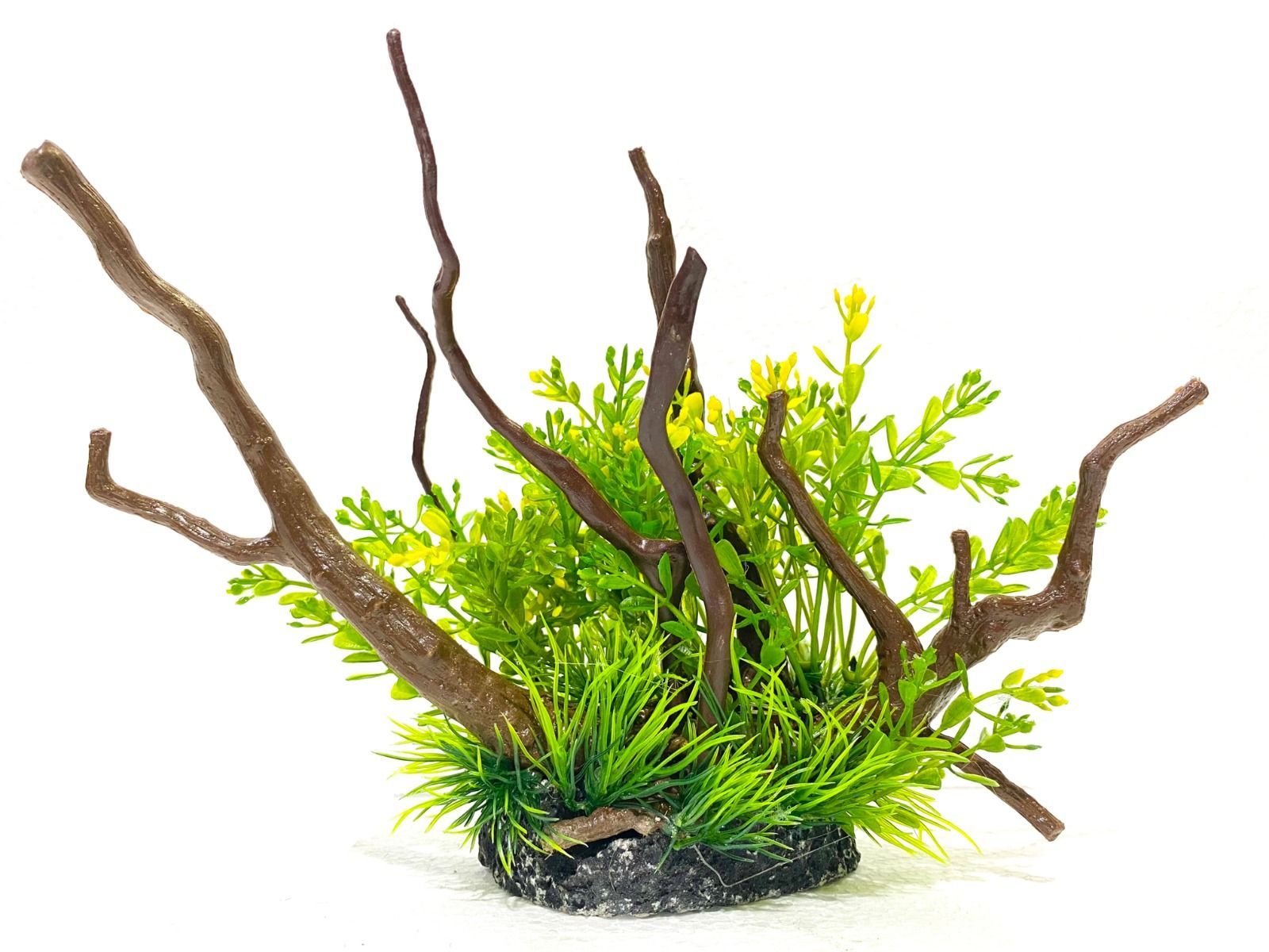 Plante plastic ornamentale acvariu cu Drift Wood 2 Plante plastic ornamentale – Plante plastic ornamentale acvariu cu Drift Wood transforma orice acvariu intr-o oaza. plante artificiale realiste, aranjamente flori artificiale acvariu, flori si plante artificiale de acvariu perfecte pentru acvaristi incepatori si avansati.