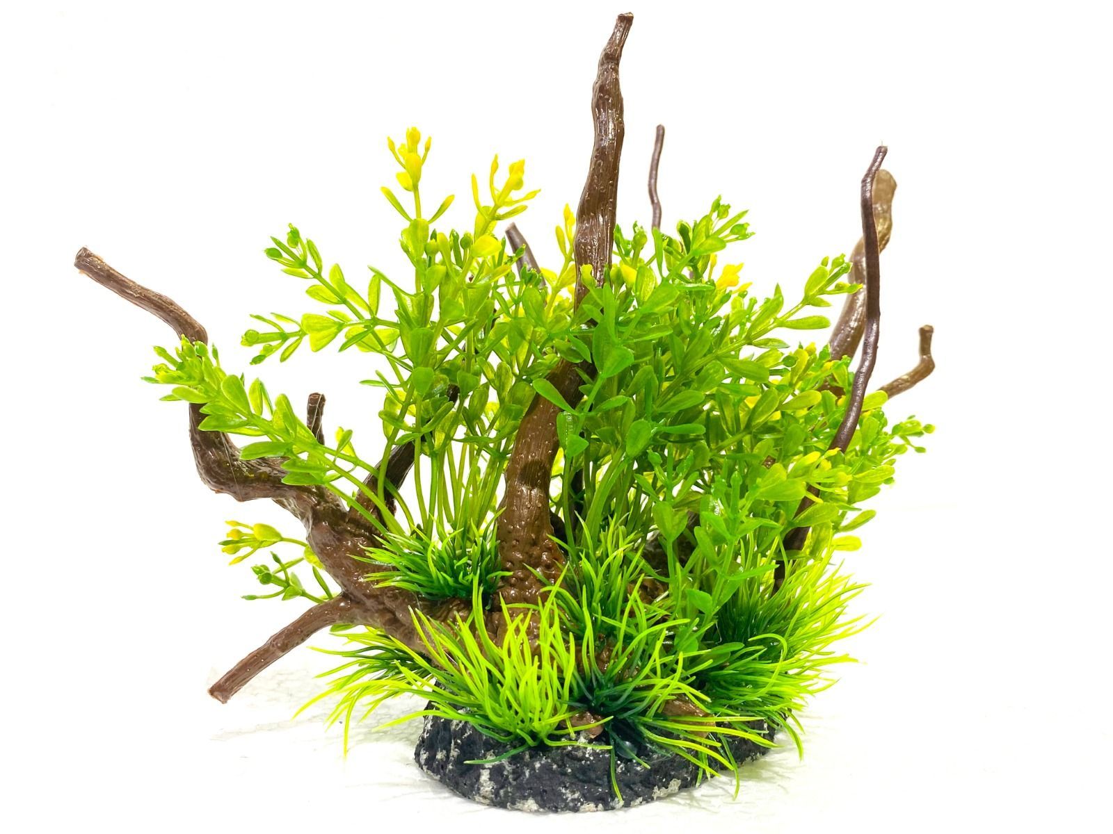 Plante plastic ornamentale acvariu cu Drift Wood 3 Plante plastic ornamentale – Plante plastic ornamentale acvariu cu Drift Wood imbina estetica si functionalitatea. plante artificiale rezistente, aranjamente flori artificiale acvariu, flori si plante artificiale de acvariu ideale pentru toate acvariile.