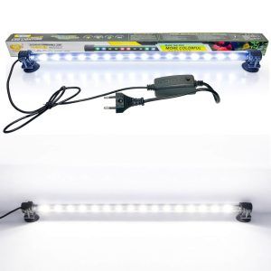 Lampa led acvariu 42 cm pentru iluminarea acvariilor, iluminarea iazurilor, iluminarea gradinilor, iluminare camera, Bagheta led submersibila 7W alba
