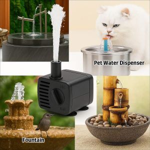 Mini pompa apa 220V submersibila Boyu 150 l/h cu debit reglabil, perfecta pentru acvarii si mini fantani arteziene de apartament. Alege o mini pompa apa eficienta din gama pompe submersibile ieftine si bucura-te de calitate. Mini pompa de apa submersibila Boyu fiabila.