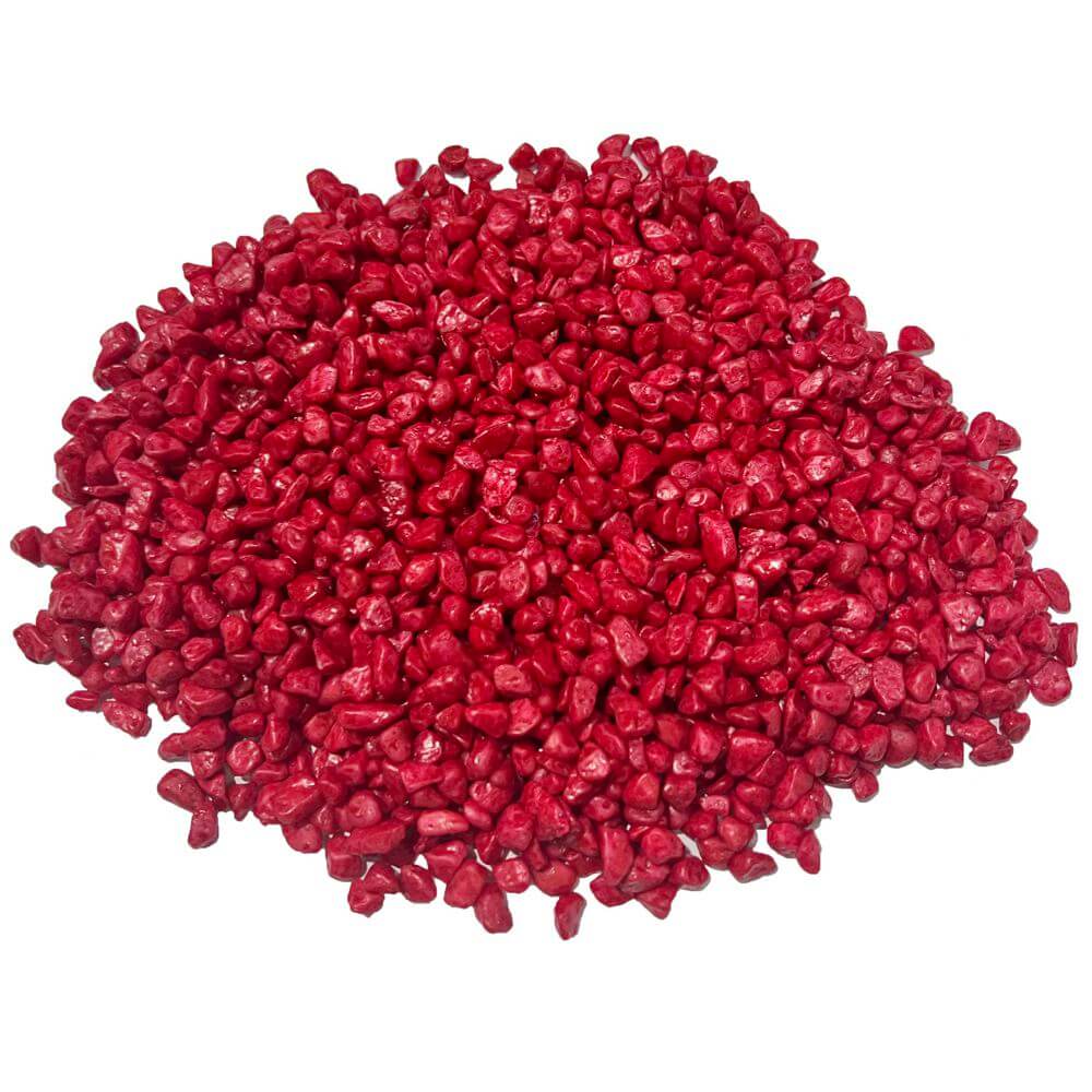 Pietris colorat rosu acvariu 6-12 mm punga 1 kg 4 Caracteristici principale ale produsului: Culoare de impact: Rosiul intens al acestui pietris decorativ colorat ofera un contrast remarcabil in acvarii si alte aranjamente decorative. Granulatie uniforma: Dimensiunea de 6 – 12 mm este ideala pentru o utilizare variata, asigurand stabilitate si un aspect armonios. Siguranta garantata: Fabricat din materiale non-toxice, acest pietris colorat acvariu este perfect sigur pentru vietuitoarele acvatice, plante si ecosistemul acvariului. Durabilitate ridicata: Nu se decoloreaza si nu afecteaza calitatea apei, mentinand un mediu sanatos si estetic pentru o perioada indelungata. Versatilitate: Utilizabil atat in acvarii, cat si pentru decoratiuni interioare sau exterioare.