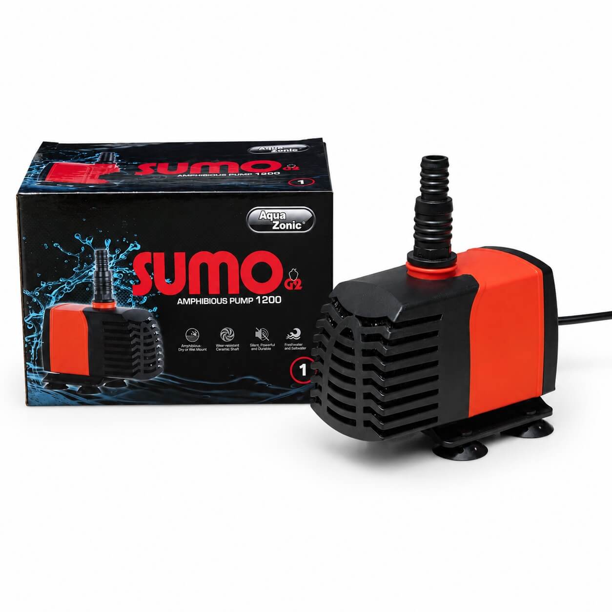 Pompa fantana arteziana sau cascada 1200 l/h 2 Pompa de apa electrica Aqua Zonic Sumo 1 1200 l/h cu ambalaj original