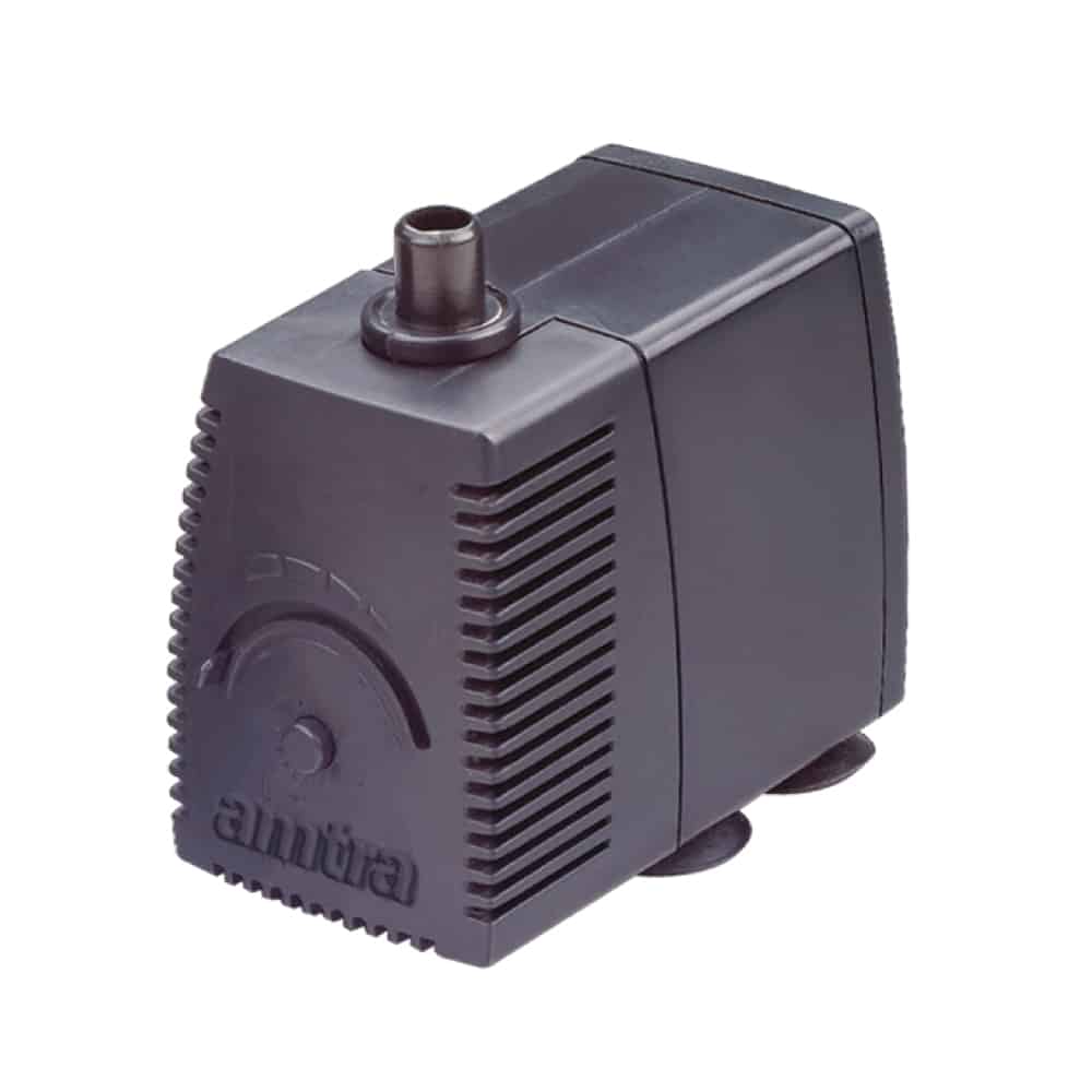 Mini pompa submersibila reglabila 520 l/h 7 Mini pompa submersibila reglabila cu debit de 520 l/h. Mini pompa submersibila 220V folosita ca pompa fantana arteziana mica, pompa acvariu sau arteziana pisici De asemenea se poate folosi la amenajarea diferitelor fluxuri mici de apă curgătoare. Detalii tehnice: Debit maxim: 520 litri / oră. Înălțimea maximă a coloanei de apă ridicată dată de producător: 85 cm. Putere electrică: 4,3 W. Dimensiuni: 40 x 62 x 65 mm. Stream 480 are mai multe stuturi de evacuare a apei. Doua dintre ele au urmatoarele diametre: 10 mm. 13 mm. Mini pompa submersibila reglabila, cu un debit de 520 l/h, o solutie versatila si eficienta pentru imbunatatirea mediului acvatic din casa sau gradina dumneavoastra. Aceasta mini pompa submersibila 220V este perfect adaptata pentru a servi ca pompa pentru fantani arteziene mici, pentru acvarii sau chiar pentru fantani arteziene dedicate pisicilor, oferind o flexibilitate remarcabila si o performanta de incredere. Cu capacitatea de a regla debitul de apa, aceasta pompa va permite sa ajustati fluxul in functie de nevoile specifice ale proiectului acvatic, fie ca doriti sa creati o mica cascada relaxanta intr-o fantana arteziana de apartament, sa asigurati o circulatie constanta si sanatoasa a apei in acvariu sau sa oferiti animalelor de companie o sursa curata si continua de apa. Designul compact al pompei faciliteaza instalarea discreta si eficienta in orice mediu acvatic fara a perturba estetica sau linistea spatiului. Eficienta energetica ridicata a modelului de 220V asigura ca in ciuda performantelor sale puternice consumul electric ramane scazut contribuind la economii pe termen lung. Aceasta mini pompa submersibila reglabila este solutia ideala pentru cei care cauta o modalitate practica si eficienta de a adauga viata si miscare in mediul acvatic din jurul lor, fie ca este vorba de un acvariu de acasa, o fantana arteziana in gradina sau un sistem de hidratare pentru pisici. Performanta sa adaptabila, combinata cu usurinta de instalare si intretinere, o face o alegere excelenta pentru pasionatii de acvaristica si peisagistica acvatica, garantand satisfactie si rezultate remarcabile in orice proiect acvatic.