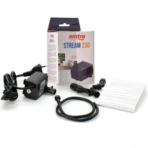 Pompa submersibila mica 230 l/h. Mini pompa submersibila pentru fantani arteziene sau fantani pisici. Debit reglabil. Mini pompa apa acvariu de recirculare apa. Pompă de apă submersibilă al carei debit de apă maxim este de 230 litri / oră. Fluxul de apă se poate regla. Utilizată în acvariu sau ca pompă de apă pentru fântânile arteziene mici. Detalii tehnice: Debit maxim: 230 litri / oră. Diametru ștuț evacuare apă: 13 mm. Înalțimea maximă a coloanei de apă ridicată dată de producător: 56 cm. Putere electrică: 1,9 W. Dimensiuni: 40 x 47 x 47 mm. Înălțimea coloanei maxime de apă ridicată este obținută prin introducerea pompei într-un recipient cu apă și conectată la un furtun poziționat pe verticală. Înălțimea la care rămâne apa pe furtun este înălțimea coloanei maxime de apă. Această pompă dezvoltă debit dar nu și presiune! Sfat în a alege pompa de apă submersibilă potrivită: De exemplu dacă aveți nevoie de apă la înălțimea de 1 m fată de locul în care veți monta pompa, trebuie să achiziționați o pompă submersibilă care să aibe o înălțime maximă a coloanei de apă de minim 2 metri ( minim 2 X H maxim al pompei ) pentru ca pompa să aibe debit suficient pentru a funcționa în bune condiții și cu efectul de debit așteptat. Mini pompa submersibila cu un debit de 230 l/h este o solutie compacta si eficienta ideala pentru o gama variata de utilizari inclusiv pentru fantani arteziene, fantani dedicate pisicilor, sau ca pompa de recirculare a apei in acvarii. Datorita designului sau submersibil si dimensiunilor reduse aceasta pompa este perfecta pentru spatiile mici, oferind o performanta remarcabila fara a ocupa mult spatiu. Debitul reglabil al acestei mini pompe permite o adaptare usoara la nevoile specifice ale fiecarei aplicatii oferindu-va control total asupra fluxului de apa. Aceasta caracteristica o face ideala pentru crearea unui mediu acvatic sanatos si dinamic in acvarii, precum si pentru mentinerea unui flux constant si placut vizual in fantanile arteziene sau in cele destinate pisicilor. Fiind proiectata pentru a functiona complet submersata, aceasta mini pompa asigura o functionare silentioasa si eficienta contribuind la crearea unui mediu linistit si relaxant. Usurinta de instalare si intretinere minima necesara fac din aceasta pompa o solutie practica si accesibila pentru toti cei care doresc sa adauge un element de apa curgatoare in spatiul lor de locuit sau de lucru. Investitia in aceasta mini pompa submersibila de 230 l/h reprezinta o alegere inteligenta pentru cei care cauta o solutie eficienta si versatila pentru fantanile arteziene, acvarii sau pentru imbunatatirea calitatii vietii pisicilor lor. Cu performanta sa de incredere si adaptabilitatea la diverse medii acvatice, aceasta pompa mica este solutia ideala pentru a asigura o circulatie adecvata a apei, contribuind astfel la un mediu acvatic sanatos si estetic atragator.