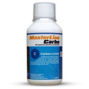 MasterLine Carbo 200 ml carbon lichid acvariu pentru plante acvatice. Se poate folosi ca sursa unica de carbon dar si concomitend cu aditie de CO2
