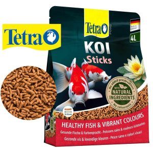 Tetra Pond Koi Sticks, mancare pesti iaz premium pentru tetra koi, hrana crap koi, hrana pesti crap si hrana pesti koi.