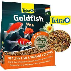 Prezentare Tetra Pond Glodfish Mix 4l, mancare pesti bogata in proteine, perfecta ca mancare pesti iaz si mancare de pesti.
