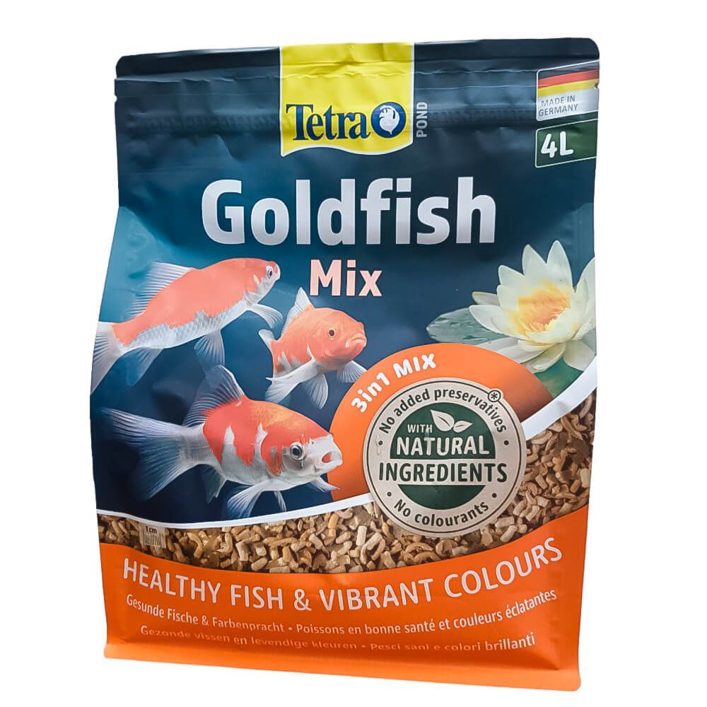 Mancare pesti Tetra Pond Glodfish Mix 4l 3 Tetra Pond Glodfish Mix 4l, mancare pesti care sprijina cresterea, ideala ca mancare pesti iaz si mancare carasi.