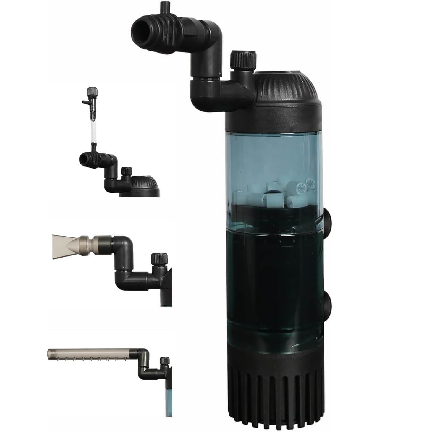 Filtru apa acvariu pesti, filtrare acvariu 5-50 l 2 Filtru apa acvariu pesti 5-50L cu accesorii multiple. Filtrare acvariu eficienta pentru un mediu curat si oxigenat. Ideal pentru orice configuratie de filtru cu aer pentru acvariu.