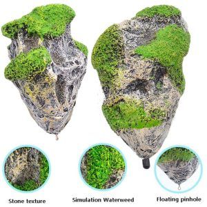 Pietre plutitoare acvariu set S si M, decoratiune acvariu pietre plutitoare, piatra artificiala plutitoare acvariu si decor acvariu pietre plutitoare, reprezinta alegerea ideala pentru pasionatii de acvaristica ce doresc sa creeze un decor unic si spectaculos. Aceste pietre artificiale sunt proiectate pentru a levita in masa apei, oferind un efect vizual deosebit ce transforma complet aspectul acvariului.