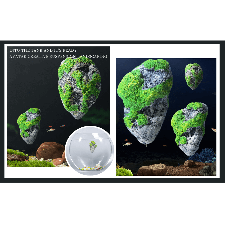 Pietre plutitoare acvariu set roci S si M 11 Pietre plutitoare acvariu set roci S si M