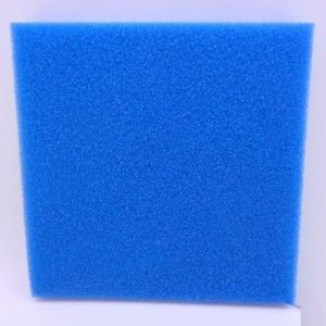 Placa burete filtrare albastru 100x100x5 cm – burete de filtrare iaz, accesorii iaz esentiale pentru filtru de burete si apa curata.