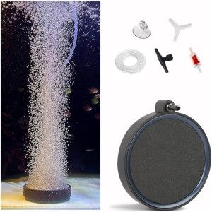 Piatra aer acvariu disc 50 mm pentru aerare acvariu eficienta. Asigura bule de aer in acvariu si oxigenare optima. Accesorii acvariu esentiale!