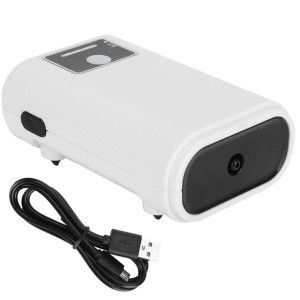 Pompa de aer acumulator 1800mAh, cu 1.5L/min, UPS Pesti - pompa aer acvariu cu baterii reincarcabile, pompa aer pescuit, portabila, fiabila.